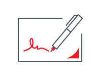 簽名電子圖檔圖標